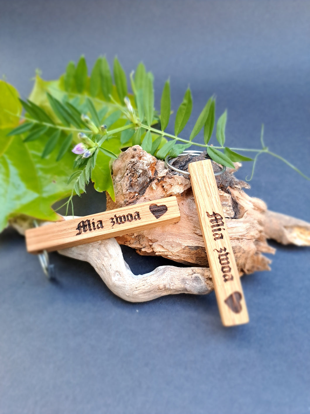 Schlüsselanhänger aus Holz 