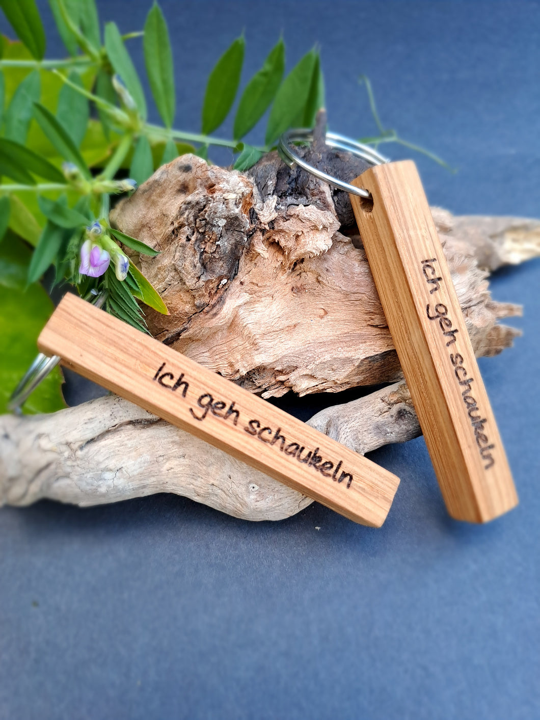 Schlüsselanhänger aus Holz 