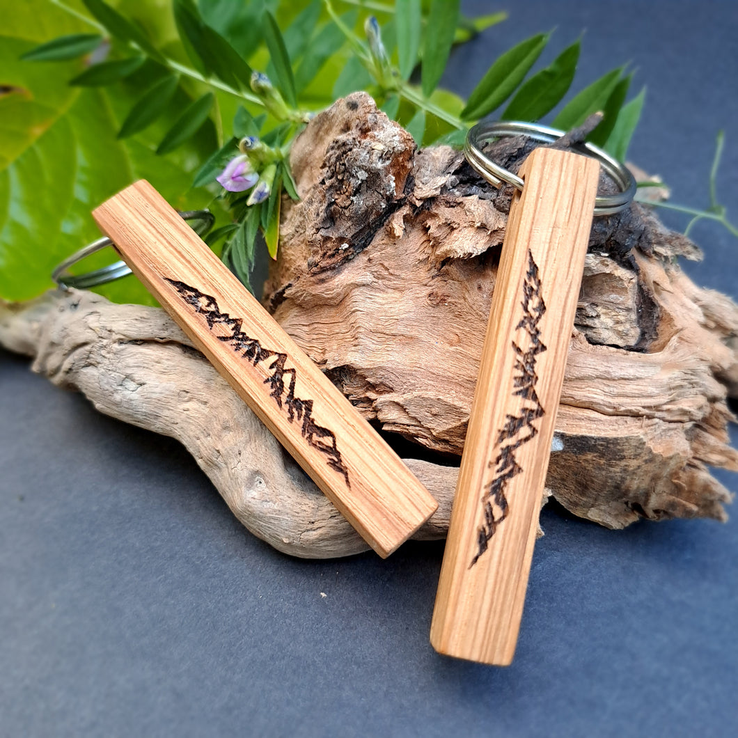 Schlüsselanhänger aus Holz 